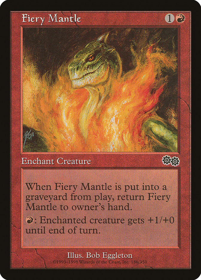 Fiery Mantle [Urza's Saga] - Magic: The Gathering - Card Brawlers | Quebec | Canada |