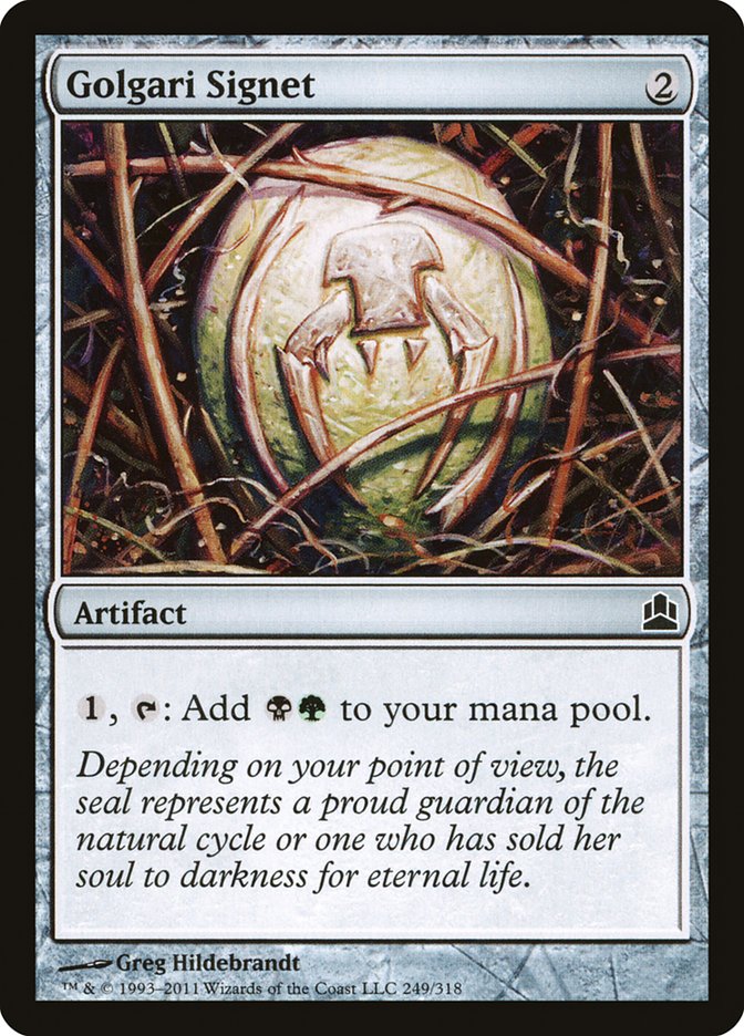 Golgari Signet [Commander 2011] - Magic: The Gathering - Card Brawlers | Quebec | Canada |