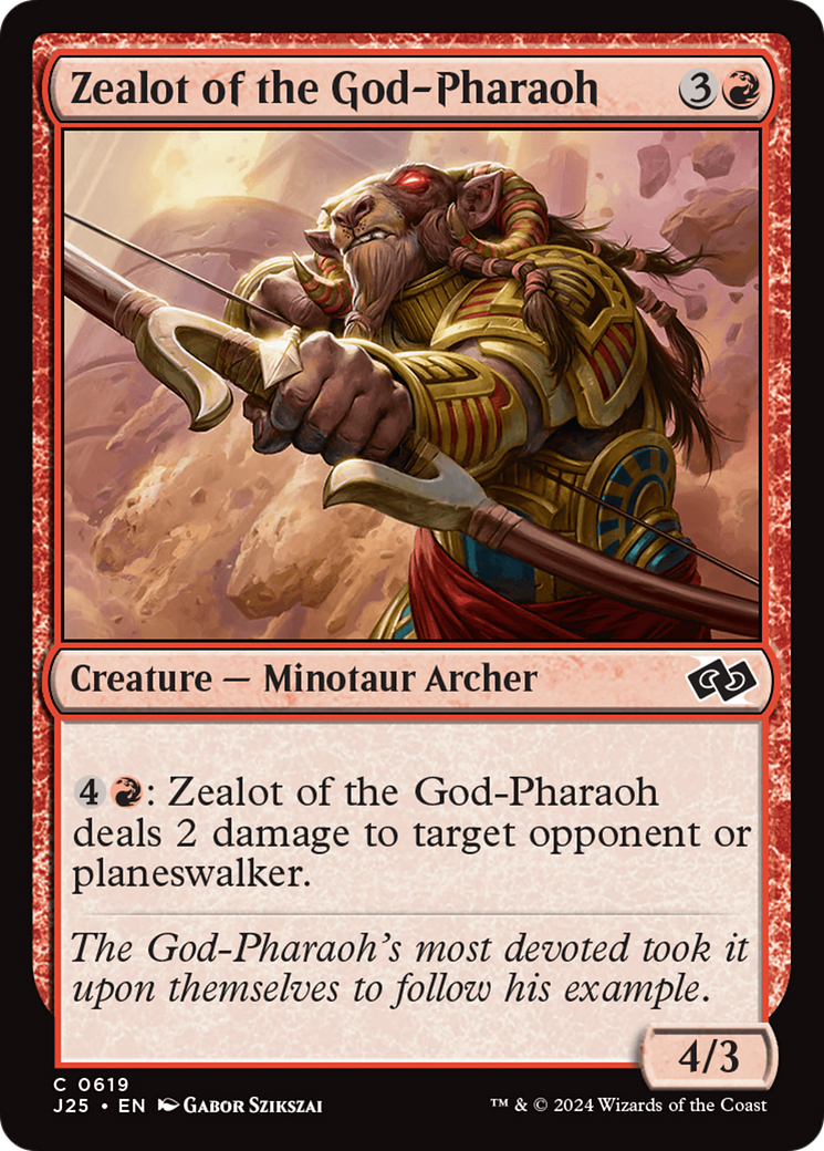 Zealot of the God-Pharaoh [Foundations Jumpstart] - Magic: The Gathering - Card Brawlers | Quebec | Canada |