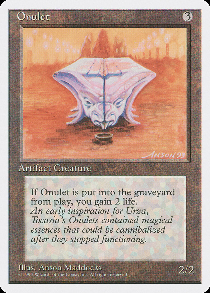 Onulet [Fourth Edition] - Magic: The Gathering - Card Brawlers | Quebec | Canada |