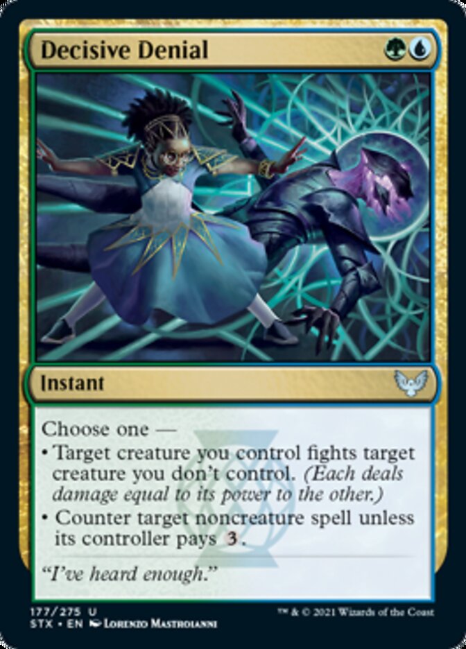 Decisive Denial [Strixhaven: School of Mages] - Magic: The Gathering - Card Brawlers | Quebec | Canada |