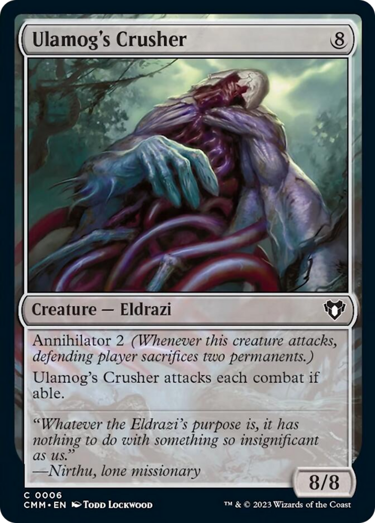 Ulamog's Crusher [Commander Masters] - Magic: The Gathering - Card Brawlers | Quebec | Canada |