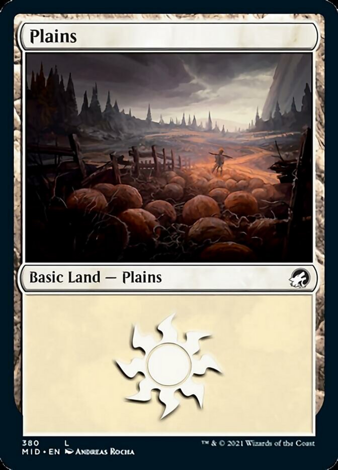 Plains (380) [Innistrad: Midnight Hunt] - Magic: The Gathering - Card Brawlers | Quebec | Canada |