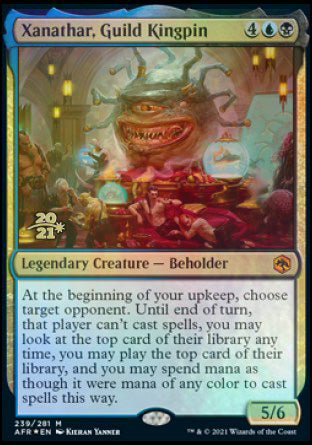 Xanathar, Guild Kingpin [Dungeons & Dragons: Adventures in the Forgotten Realms Prerelease Promos] - Magic: The Gathering - Card Brawlers | Quebec | Canada |
