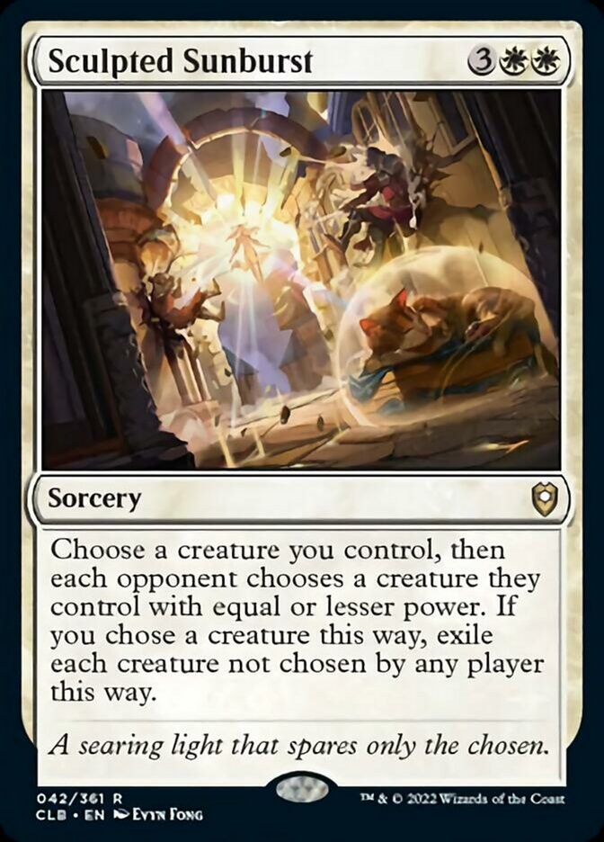 Sculpted Sunburst [Commander Legends: Battle for Baldur's Gate] - Magic: The Gathering - Card Brawlers | Quebec | Canada |