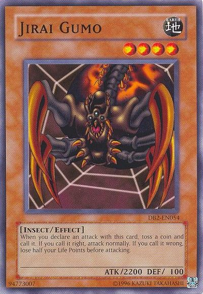 Jirai Gumo [DB2-EN054] Common - Yu-Gi-Oh! - Card Brawlers | Quebec | Canada |