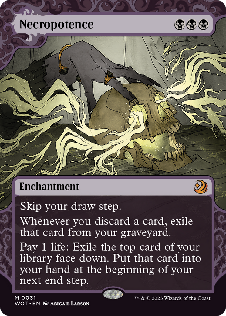 Necropotence [Wilds of Eldraine: Enchanting Tales] - Magic: The Gathering - Card Brawlers | Quebec | Canada |