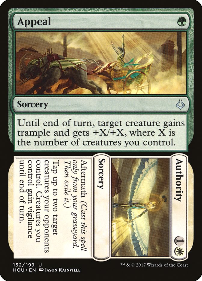 Appeal // Authority [Hour of Devastation] - Magic: The Gathering - Card Brawlers | Quebec | Canada |