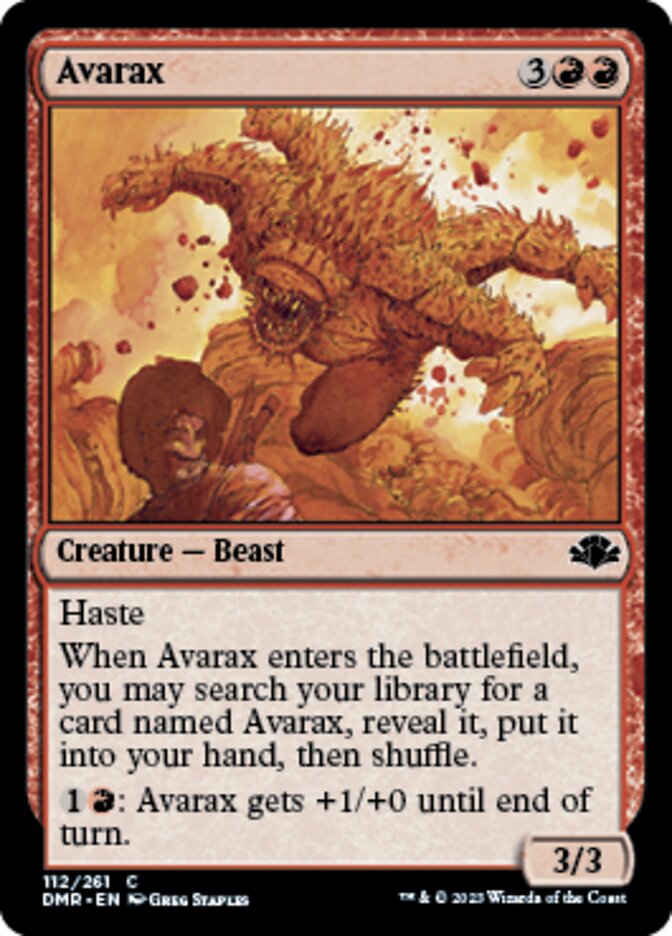Avarax [Dominaria Remastered] - Magic: The Gathering - Card Brawlers | Quebec | Canada |