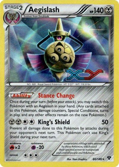 Aegislash (86/146) (Prerelease Promo) [XY: Black Star Promos] - Pokémon - Card Brawlers | Quebec | Canada |