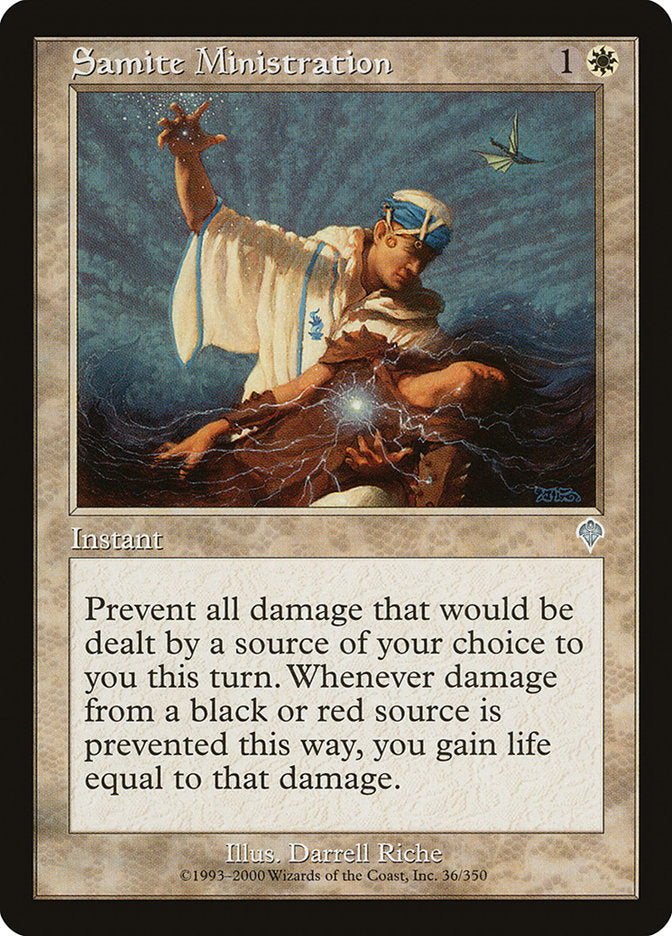 Samite Ministration [Invasion] - Magic: The Gathering - Card Brawlers | Quebec | Canada |