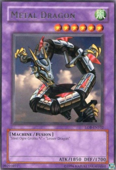 Metal Dragon [LOB-EN102] Rare - Yu-Gi-Oh! - Card Brawlers | Quebec | Canada |