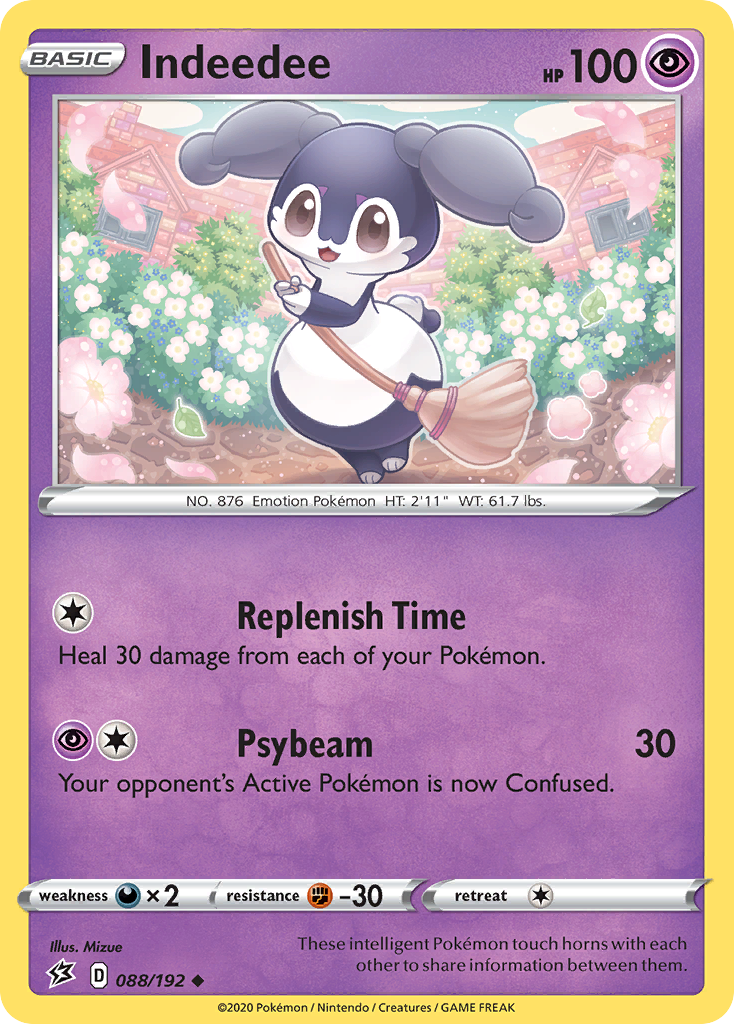 Indeedee (088/192) [Sword & Shield: Rebel Clash] - Pokémon - Card Brawlers | Quebec | Canada |