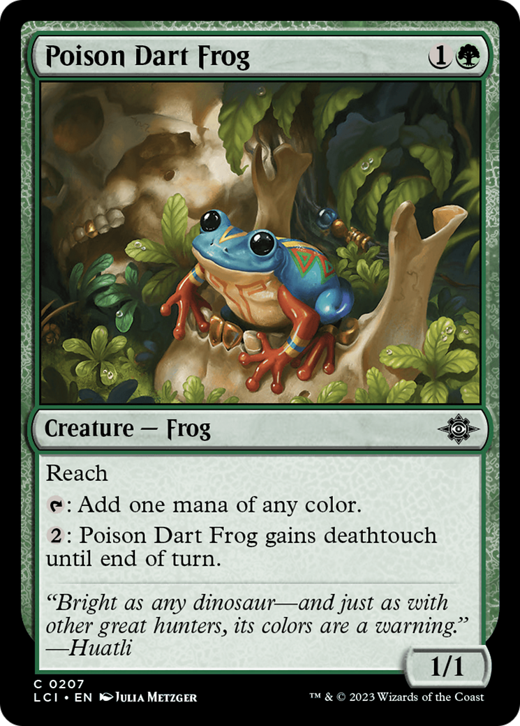 Poison Dart Frog [The Lost Caverns of Ixalan] - Magic: The Gathering - Card Brawlers | Quebec | Canada |