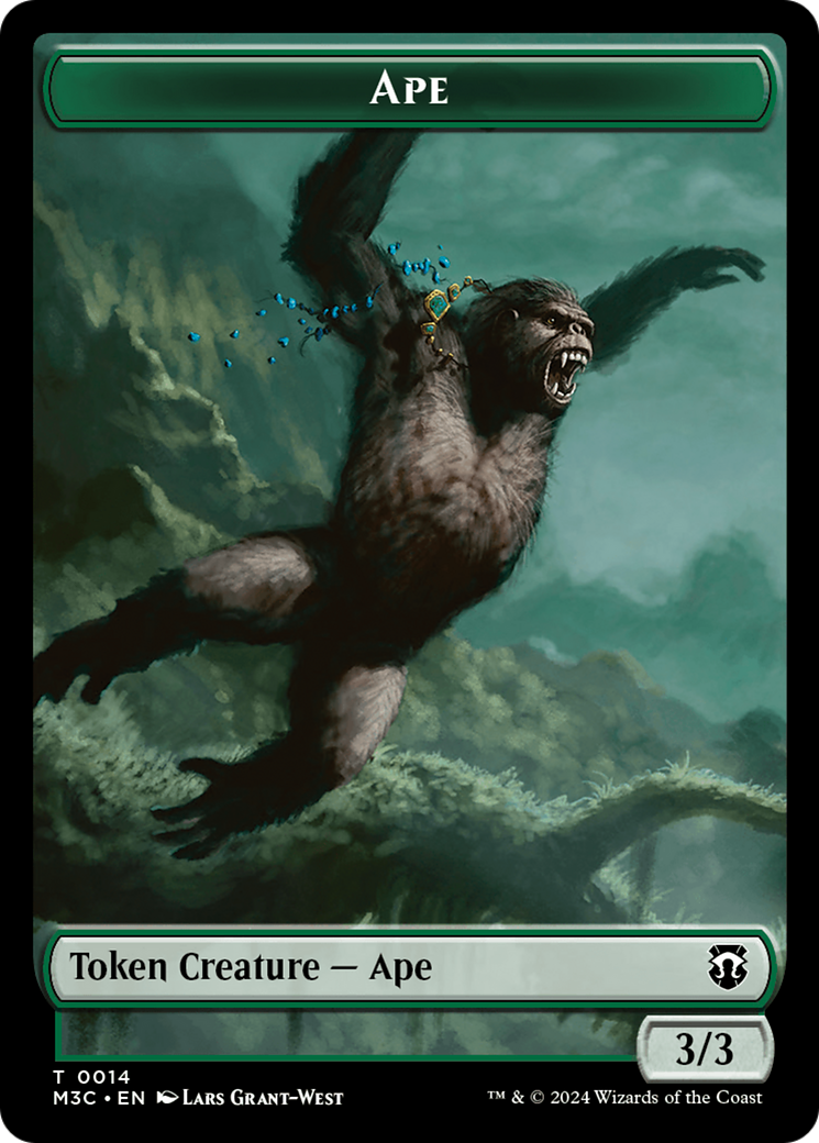 Ape // Plant Double-Sided Token [Modern Horizons 3 Commander Tokens] - Magic: The Gathering - Card Brawlers | Quebec | Canada |