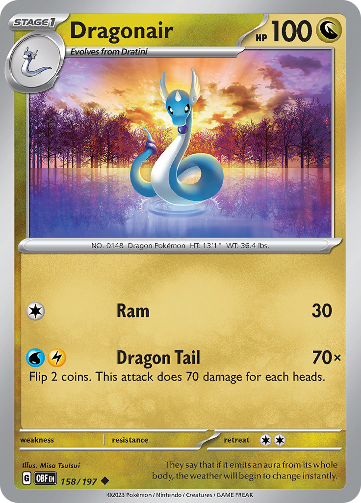 Dragonair (158/197) [Scarlet & Violet: Obsidian Flames] - Pokémon - Card Brawlers | Quebec | Canada |
