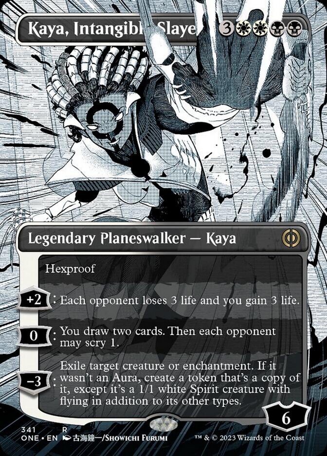 Kaya, Intangible Slayer (Borderless Manga) [Phyrexia: All Will Be One] - Magic: The Gathering - Card Brawlers | Quebec | Canada |
