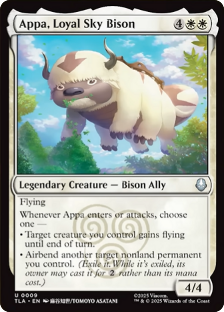 Appa, Loyal Sky Bison [Avatar: The Last Airbender] - Magic: The Gathering - Card Brawlers | Quebec | Canada |