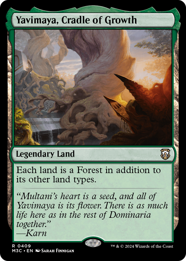 Yavimaya, Cradle of Growth (Ripple Foil) [Modern Horizons 3 Commander] - Magic: The Gathering - Card Brawlers | Quebec | Canada |