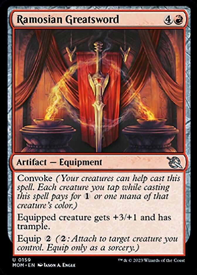 Ramosian Greatsword [March of the Machine] - Magic: The Gathering - Card Brawlers | Quebec | Canada |