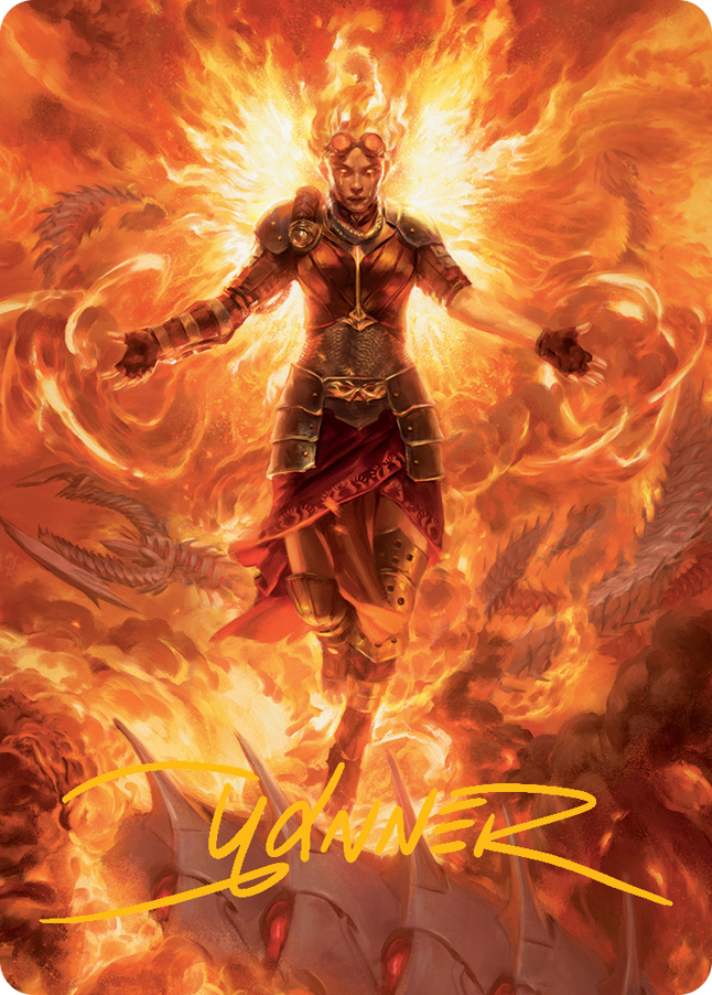 Chandra, Hope's Beacon Art Card (Gold-Stamped Signature) [March of the Machine Art Series] - Magic: The Gathering - Card Brawlers | Quebec | Canada |