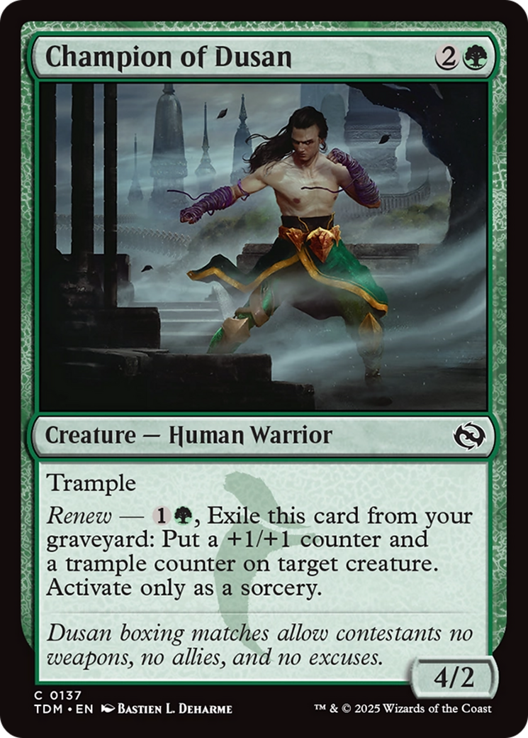 Champion of Dusan [Tarkir: Dragonstorm] - Magic: The Gathering - Card Brawlers | Quebec | Canada |