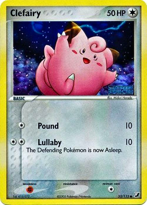 Clefairy (53/115) (Stamped) [EX: Unseen Forces] - Pokémon - Card Brawlers | Quebec | Canada |