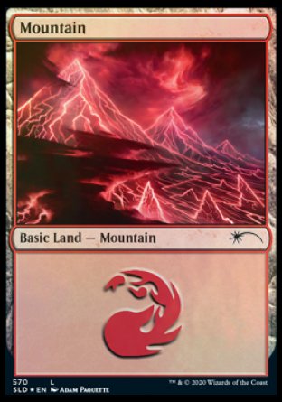 Mountain (Lightning) (570) [Secret Lair Drop Promos] - Magic: The Gathering - Card Brawlers | Quebec | Canada |