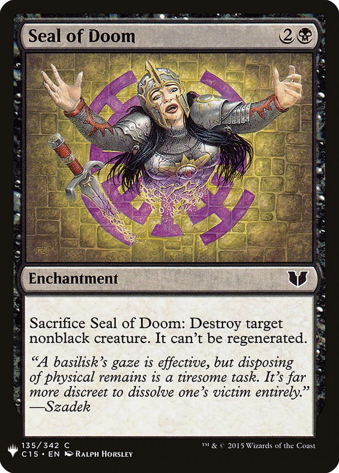 Seal of Doom [Mystery Booster] - Magic: The Gathering - Card Brawlers | Quebec | Canada |