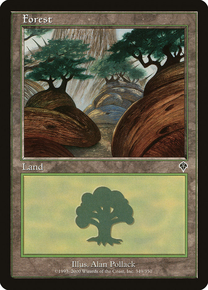 Forest (349) [Invasion] - Magic: The Gathering - Card Brawlers | Quebec | Canada |