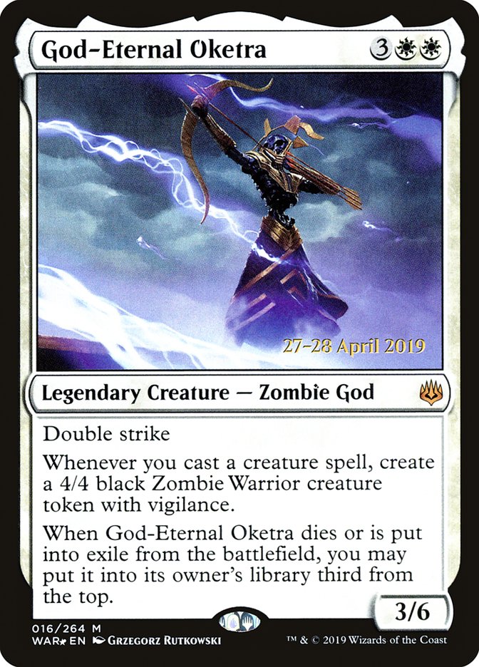 God-Eternal Oketra [War of the Spark Prerelease Promos] - Magic: The Gathering - Card Brawlers | Quebec | Canada |