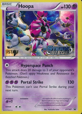 Hoopa (XY147) (Staff) [XY: Black Star Promos] - Pokémon - Card Brawlers | Quebec | Canada |