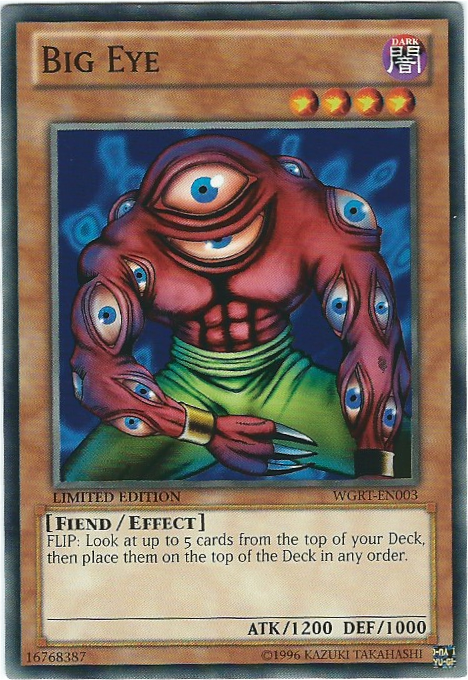 Big Eye [WGRT-EN003] Common - Yu-Gi-Oh! - Card Brawlers | Quebec | Canada |