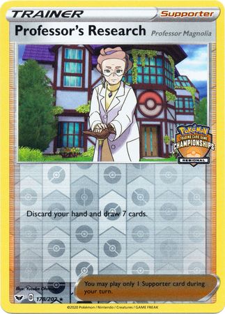 Professor's Research (178/202) (Regional Championship Promo) [Sword & Shield: Base Set] - Pokémon - Card Brawlers | Quebec | Canada |