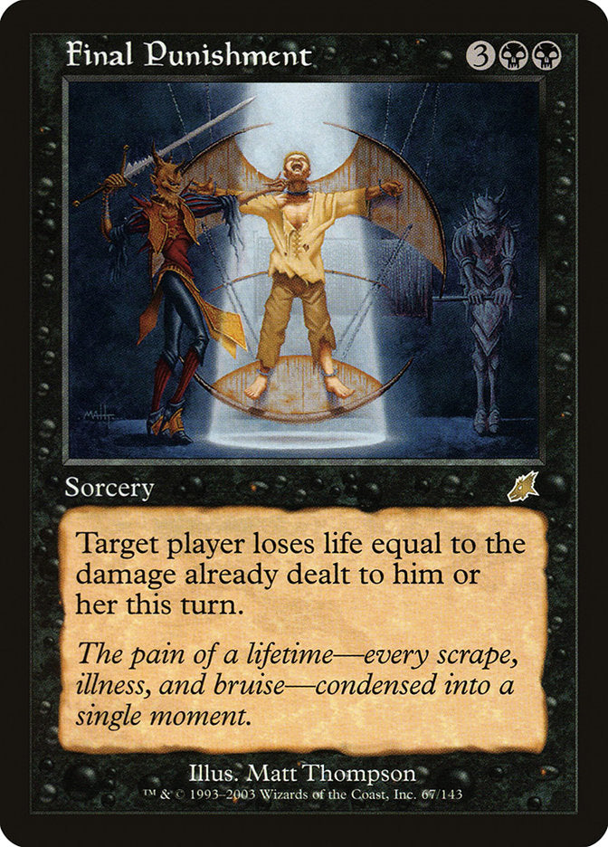 Final Punishment [Scourge] - Magic: The Gathering - Card Brawlers | Quebec | Canada |