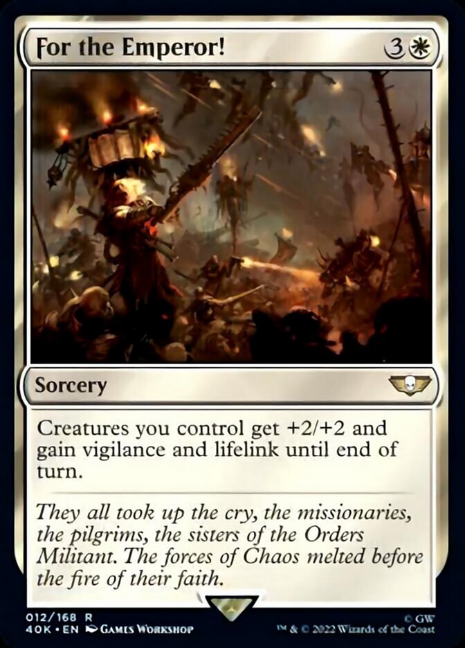 For the Emperor! (Surge Foil) [Warhammer 40,000] - Magic: The Gathering - Card Brawlers | Quebec | Canada |