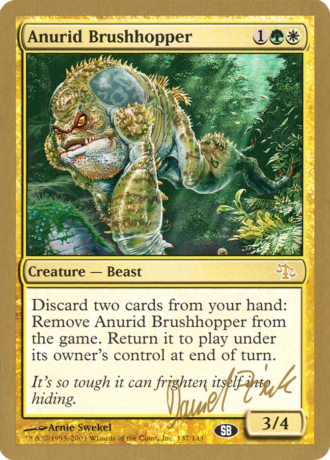 Anurid Brushhopper (Daniel Zink) (SB) [World Championship Decks 2003] - Magic: The Gathering - Card Brawlers | Quebec | Canada |