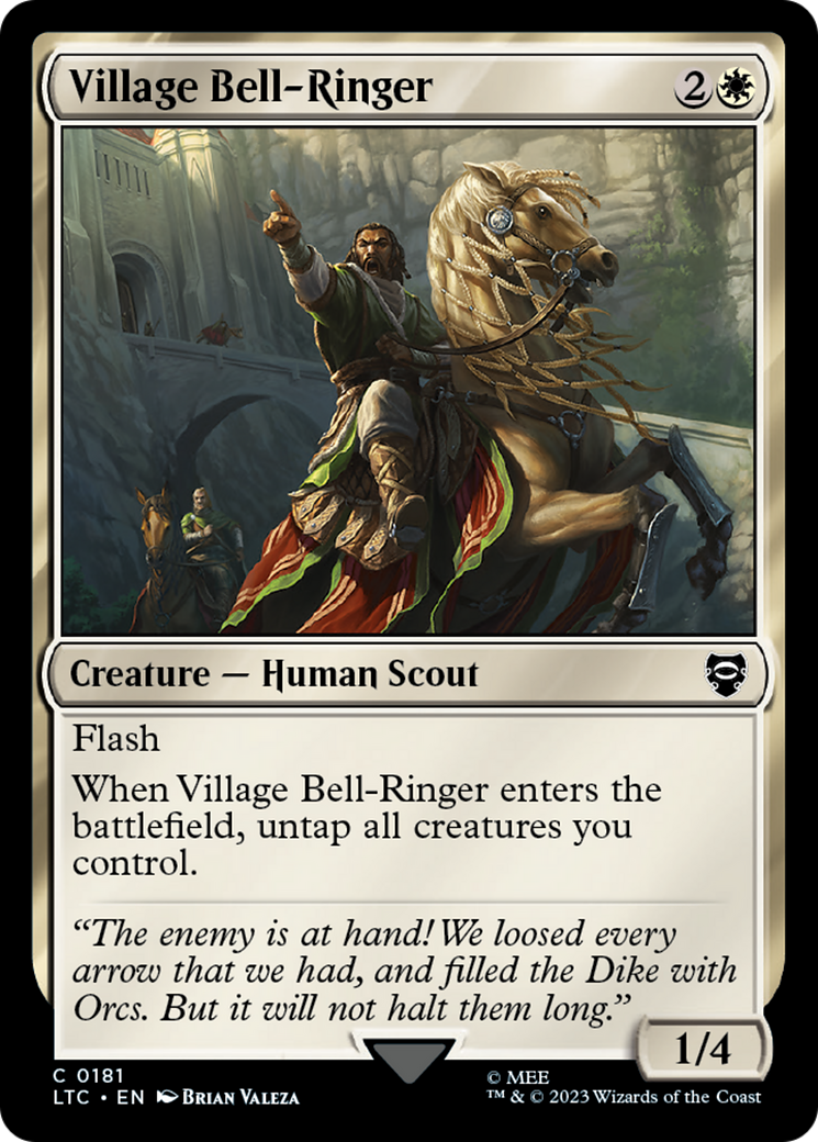 Village Bell-Ringer [The Lord of the Rings: Tales of Middle-Earth Commander] - Magic: The Gathering - Card Brawlers | Quebec | Canada |