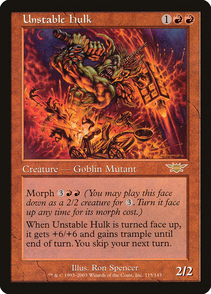 Unstable Hulk [Legions] - Magic: The Gathering - Card Brawlers | Quebec | Canada |