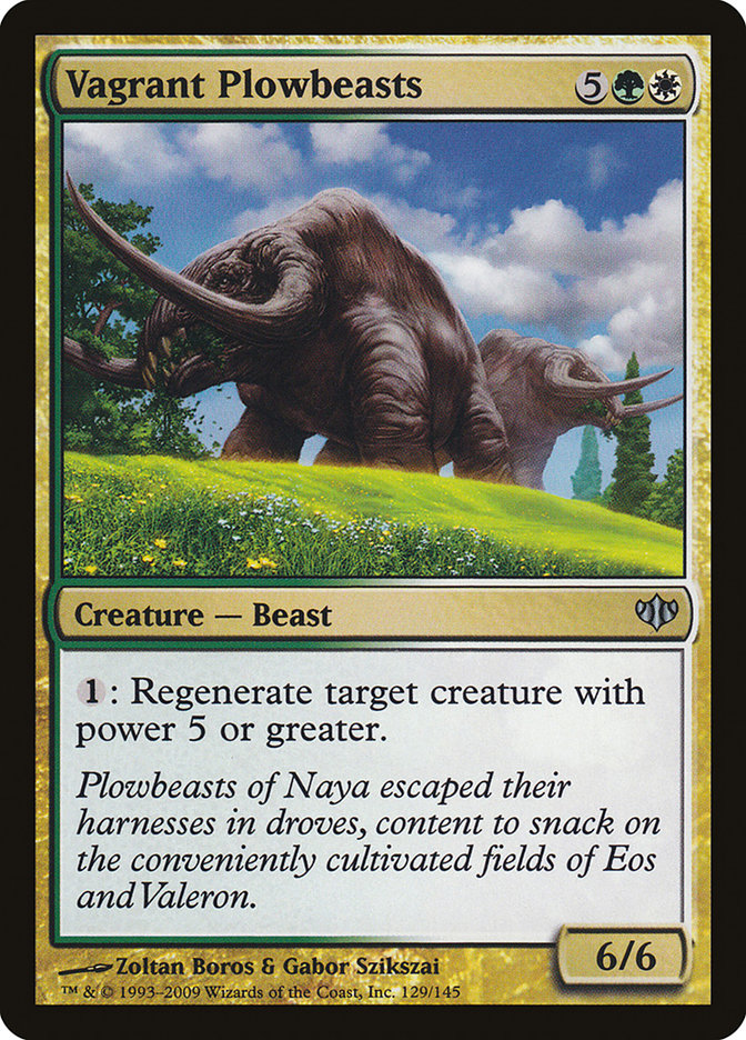 Vagrant Plowbeasts [Conflux] - Magic: The Gathering - Card Brawlers | Quebec | Canada |