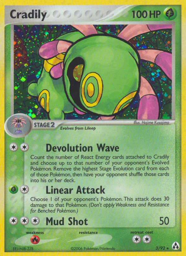 Cradily (3/92) [EX: Legend Maker] - Pokémon - Card Brawlers | Quebec | Canada |