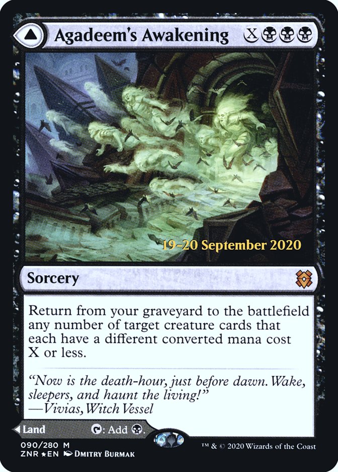 Agadeem's Awakening // Agadeem, the Undercrypt [Zendikar Rising Prerelease Promos] - Magic: The Gathering - Card Brawlers | Quebec | Canada |