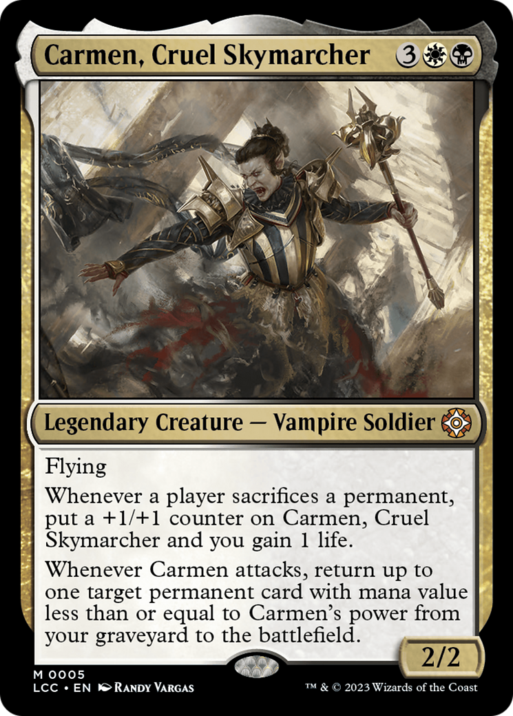 Carmen, Cruel Skymarcher [The Lost Caverns of Ixalan Commander] - Magic: The Gathering - Card Brawlers | Quebec | Canada |