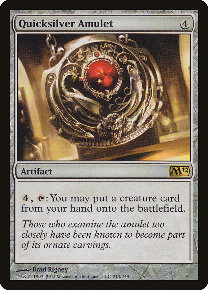 Quicksilver Amulet [Magic 2012] - Magic: The Gathering - Card Brawlers | Quebec | Canada |