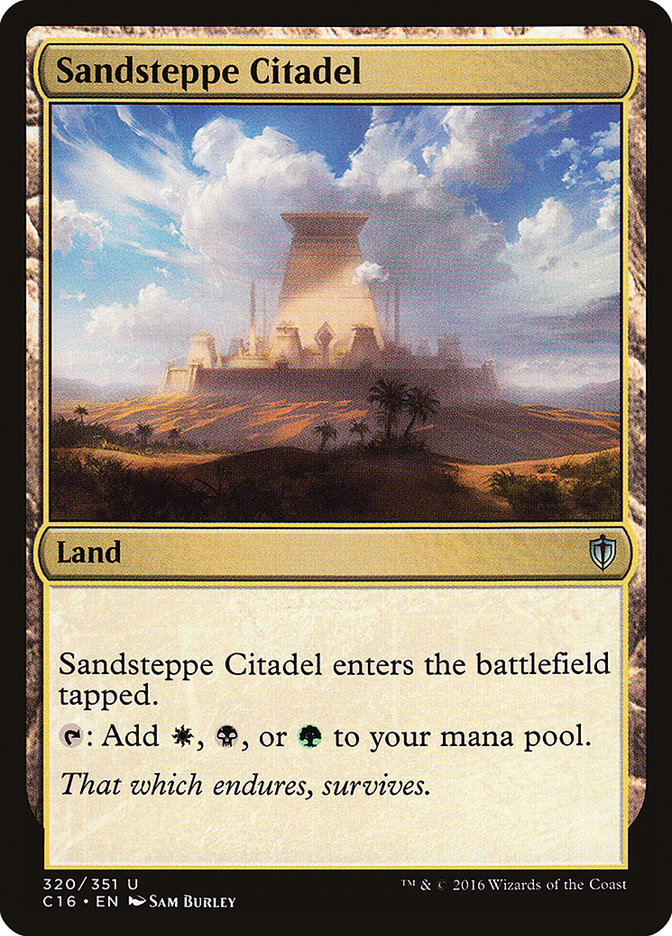Sandsteppe Citadel [Commander 2016] - Magic: The Gathering - Card Brawlers | Quebec | Canada |
