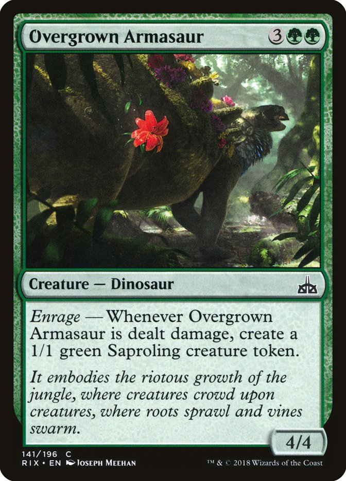 Overgrown Armasaur [Rivals of Ixalan] - Magic: The Gathering - Card Brawlers | Quebec | Canada |