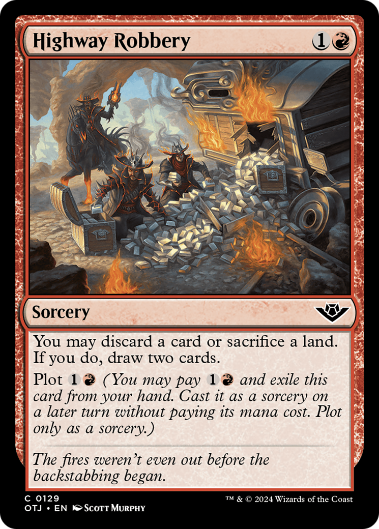 Highway Robbery [Outlaws of Thunder Junction] - Magic: The Gathering - Card Brawlers | Quebec | Canada |