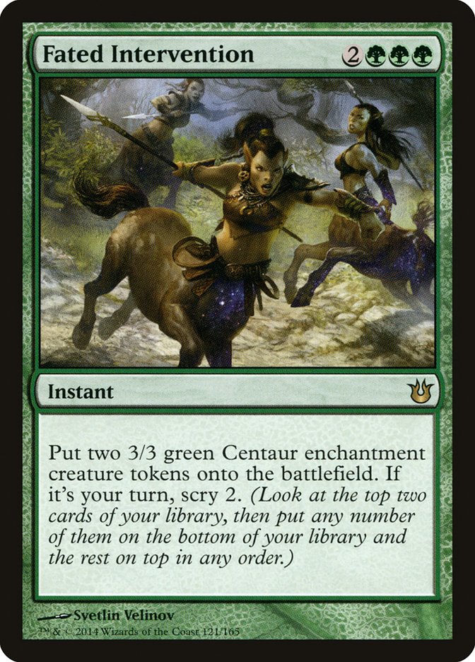 Fated Intervention [Born of the Gods] - Magic: The Gathering - Card Brawlers | Quebec | Canada |