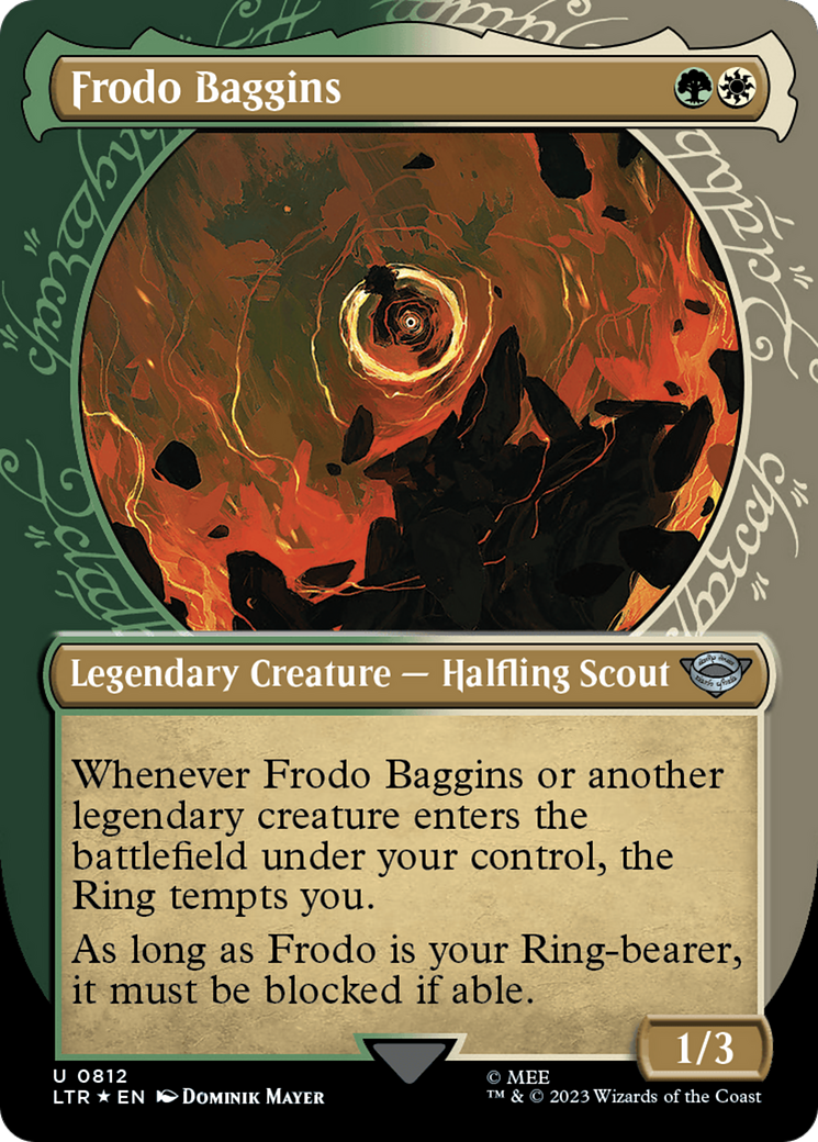 Frodo Baggins (Showcase) (Surge Foil) [The Lord of the Rings: Tales of Middle-Earth] - Magic: The Gathering - Card Brawlers | Quebec | Canada |