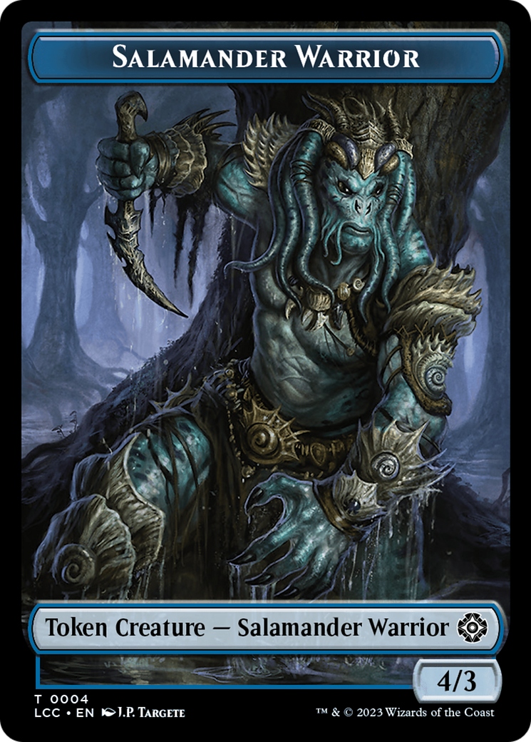 Salamander Warrior // Treasure Double-Sided Token [The Lost Caverns of Ixalan Commander Tokens] - Magic: The Gathering - Card Brawlers | Quebec | Canada |